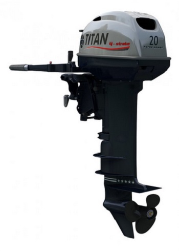 Купить 4х-тактный лодочный мотор TITAN FTP 20 AMHS