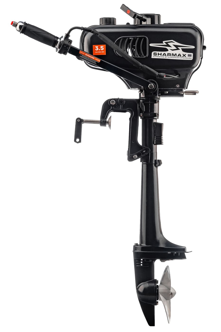 Купить 2х-тактный лодочный мотор SHARMAX SM3.5HS Lite (2022)