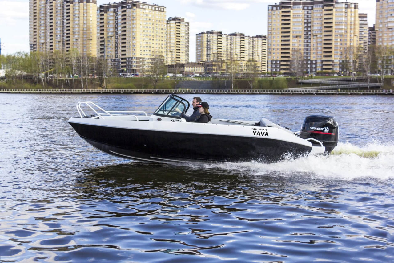 Купить Катер-лодка алюминиевая VBOATS Yava XL Fish