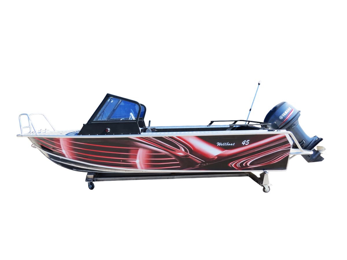 Купить Катер-лодка алюминиевая WELLBOAT 45i