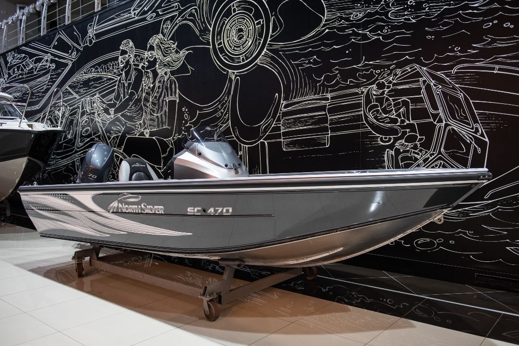 Купить Катер-лодка алюминиевая NORTHSILVER 470 SC