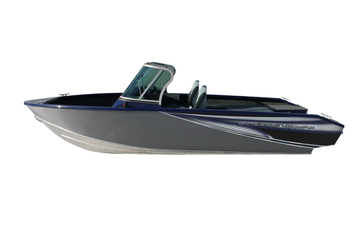 Купить Катер-лодка алюминиевая WINDBOAT 4.6 DC EvoFish
